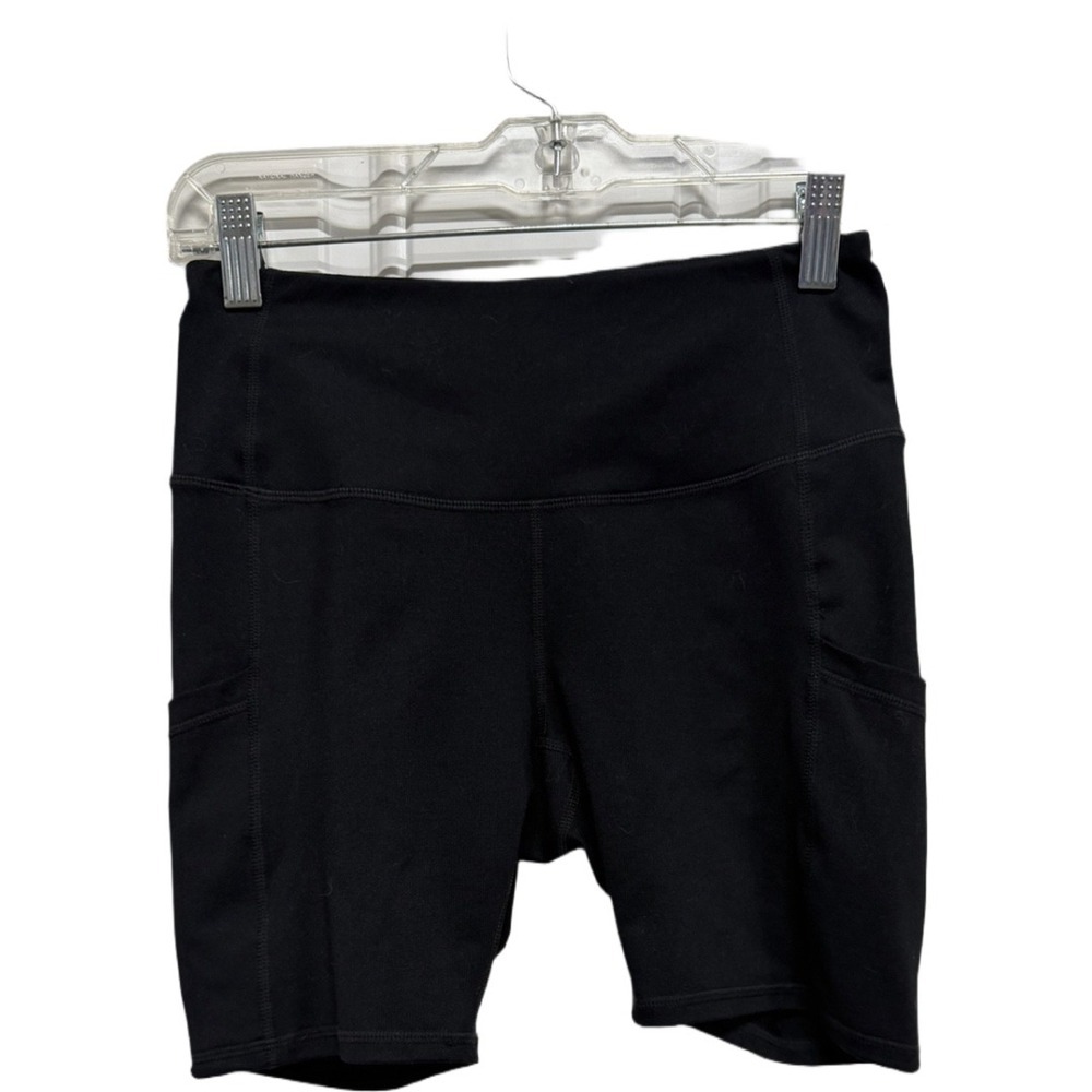 Z by Zella Black High Rise Biker Shorts with Side Pockets Size Small Athletic
